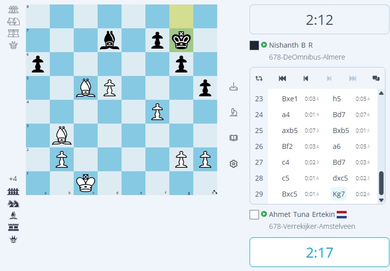 Partij fragment van kwalificatie 3